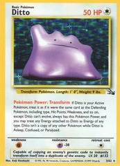 Ditto - 3/62 - Holo Rare - Unlimited Edition